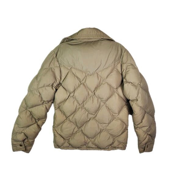 Vtg 80s Walls Blizzard Pruf Down Insulated Beige Puffer Coat Jacket Sz Small Men - Picture 8 of 12